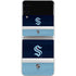 NHL Seattle Kraken Striped Galaxy Z Flip3 5G Skin