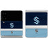 NHL Seattle Kraken Striped Galaxy Z Flip4 5G Skin