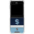 NHL Seattle Kraken Striped Galaxy Z Flip5 5G Clear Case
