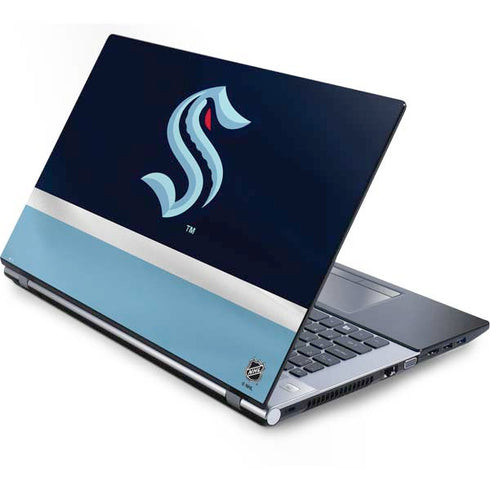 NHL Seattle Kraken Striped Generic Laptop Skin