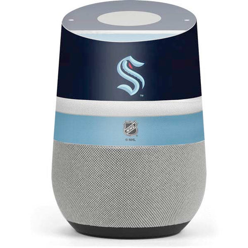 NHL Seattle Kraken Striped Google Home Skin