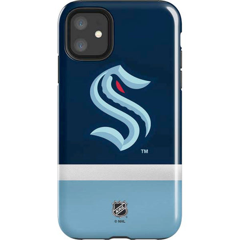 NHL Seattle Kraken Striped iPhone 11 Impact Case