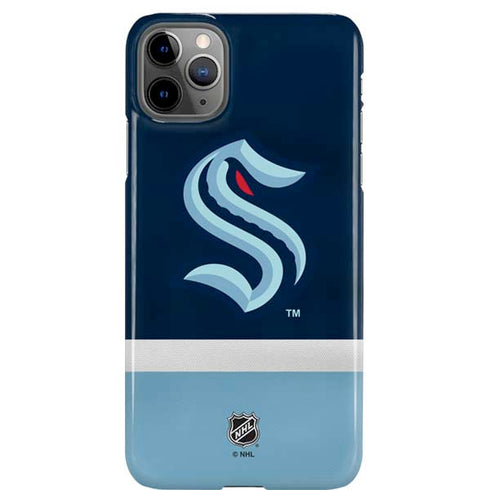 NHL Seattle Kraken Striped iPhone 11 Pro Max Lite Case