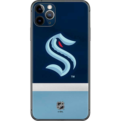 NHL Seattle Kraken Striped iPhone 11 Pro Max Skin