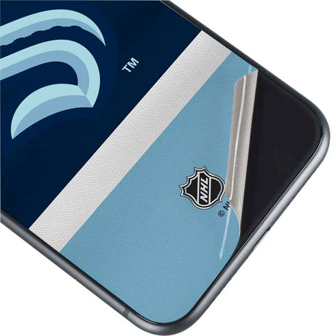 NHL Seattle Kraken Striped iPhone 11 Skin