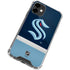 NHL Seattle Kraken Striped iPhone 12 Clear Case