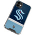NHL Seattle Kraken Striped iPhone 12 Mini Clear Case