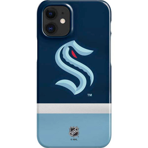 NHL Seattle Kraken Striped iPhone 12 Mini Lite Case