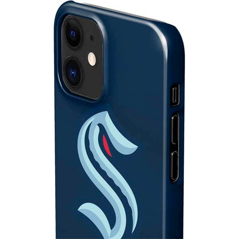 NHL Seattle Kraken Striped iPhone 12 Mini Lite Case