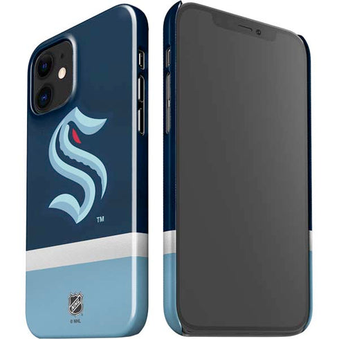 NHL Seattle Kraken Striped iPhone 12 Mini Lite Case