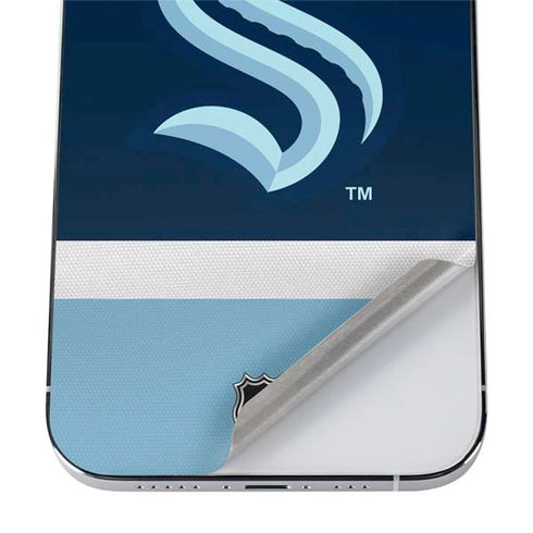 NHL Seattle Kraken Striped iPhone 12 Pro Max Skin