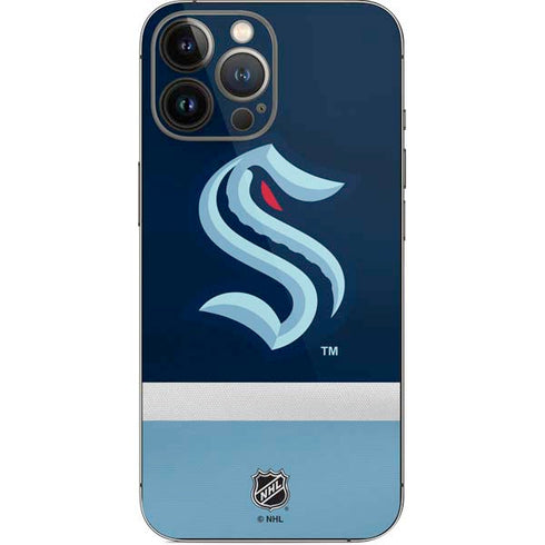 NHL Seattle Kraken Striped iPhone 13 Pro Max Skin