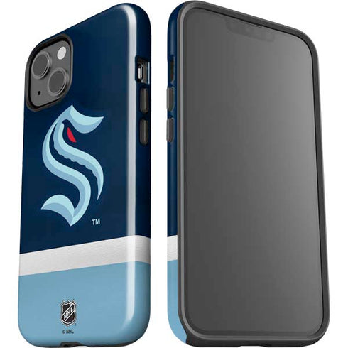 NHL Seattle Kraken Striped iPhone 15 Impact Case