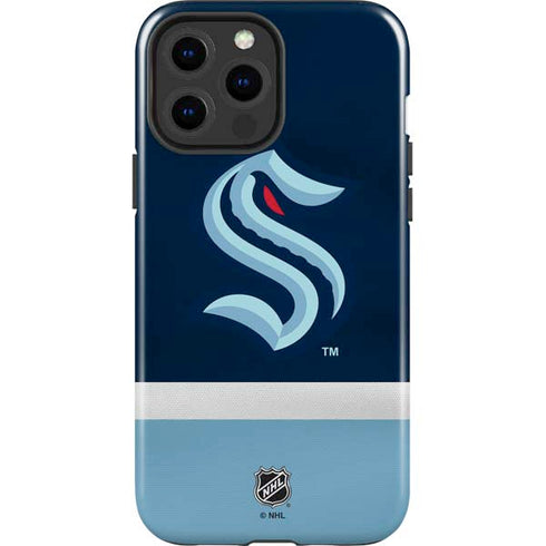 NHL Seattle Kraken Striped iPhone 15 Pro Max Impact Case