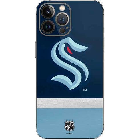 NHL Seattle Kraken Striped iPhone 14 Pro Max Skin
