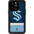 NHL Seattle Kraken Striped iPhone 14 Pro Waterproof Case