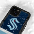 NHL Seattle Kraken Striped iPhone 15 Plus Waterproof Case
