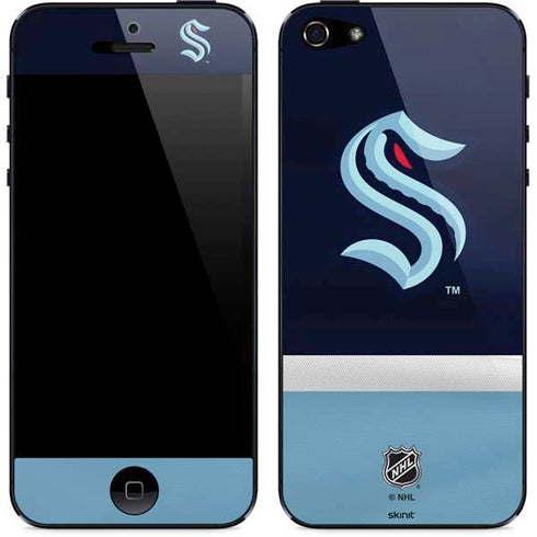 NHL Seattle Kraken Striped iPhone 5/5s/5SE Skin
