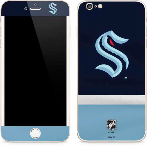 NHL Seattle Kraken Striped iPhone 6/6s Plus Skin