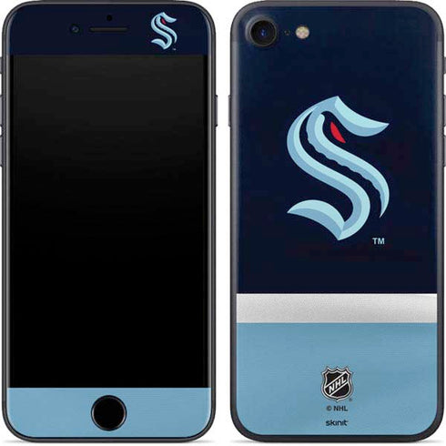 NHL Seattle Kraken Striped iPhone 7 Skin