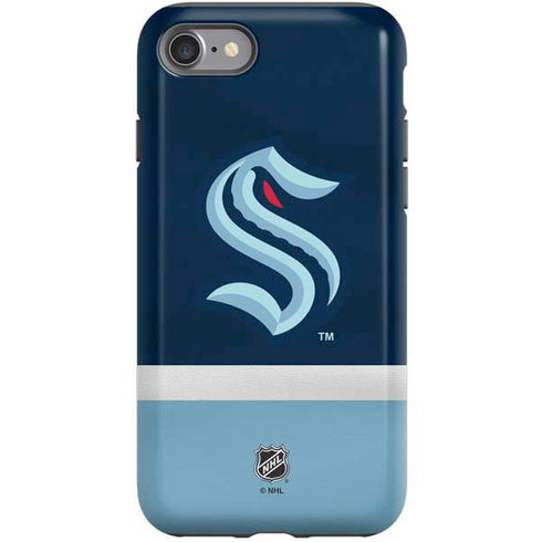 NHL Seattle Kraken Striped iPhone SE (2nd & 3rd Gen) Pro Case