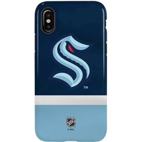 NHL Seattle Kraken Striped iPhone X Pro Case