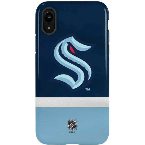 NHL Seattle Kraken Striped iPhone XR Pro Case