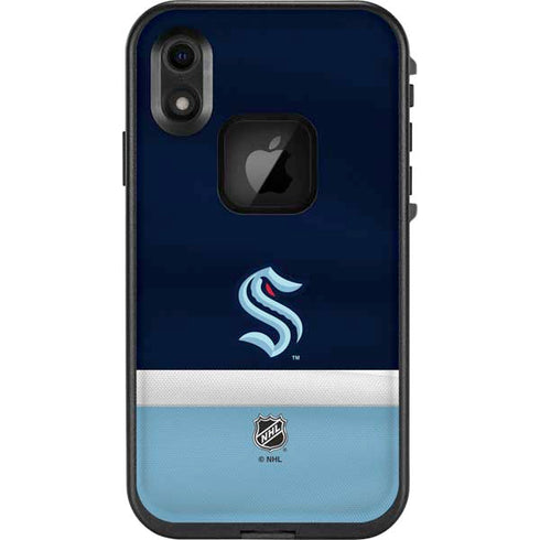 NHL Seattle Kraken Striped LifeProof Fre iPhone Skin