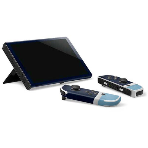 NHL Seattle Kraken Striped Nintendo Switch OLED (2021) Skin