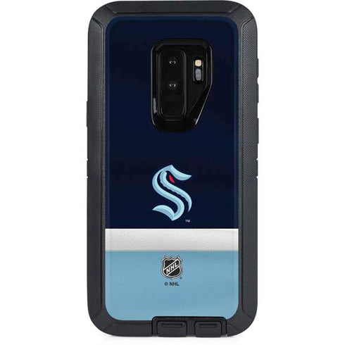 NHL Seattle Kraken Striped Otterbox Defender Galaxy Skin