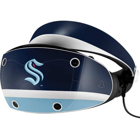 NHL Seattle Kraken Striped PlayStation VR2 Skin