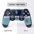 NHL Seattle Kraken Striped PS4 Pro/Slim Controller Skin