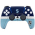 NHL Seattle Kraken Striped PS5 Controller Skin