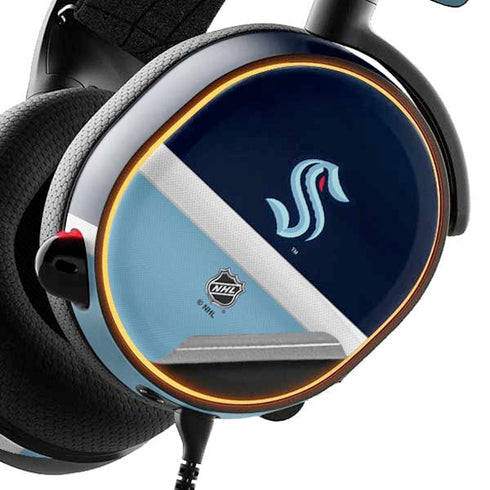 NHL Seattle Kraken Striped SteelSeries Arctis 5 Skin