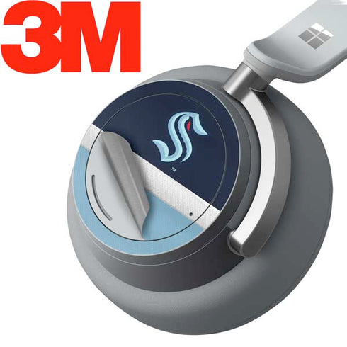 NHL Seattle Kraken Striped Surface Headphones Skin