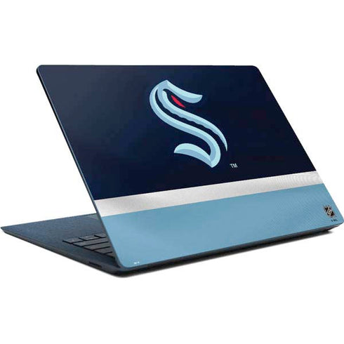 NHL Seattle Kraken Striped Surface Laptop Skin