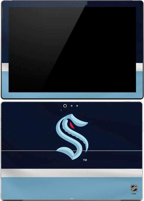 NHL Seattle Kraken Striped Surface Pro (2017) Skin