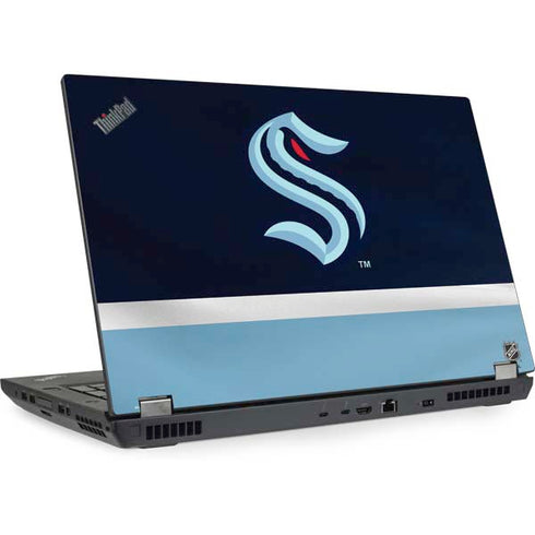 NHL Seattle Kraken Striped Lenovo ThinkPad Skin