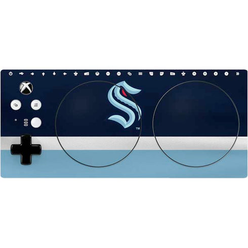 NHL Seattle Kraken Striped Xbox Adaptive Controller Skin