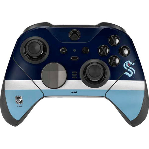 NHL Seattle Kraken Striped Xbox Elite Wireless Controller Series 2 Skin