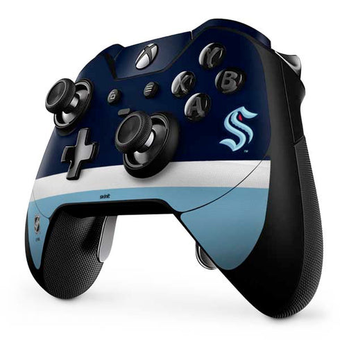 NHL Seattle Kraken Striped Xbox One Elite Controller Skin