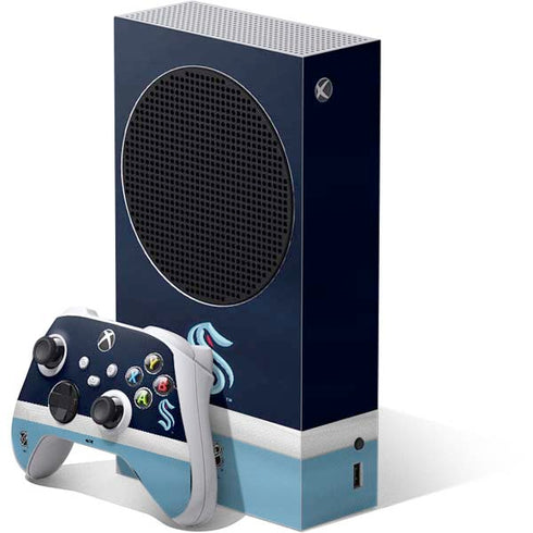 NHL Seattle Kraken Striped Xbox Series S Bundle Skin