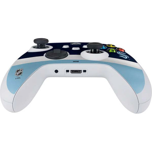 NHL Seattle Kraken Striped Xbox Series S Controller Skin