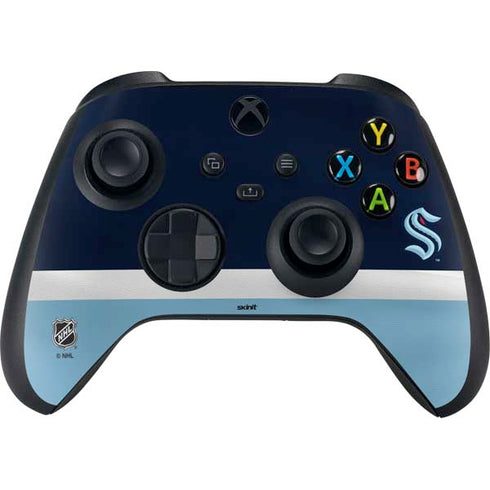 NHL Seattle Kraken Striped Xbox Series X Bundle Skin