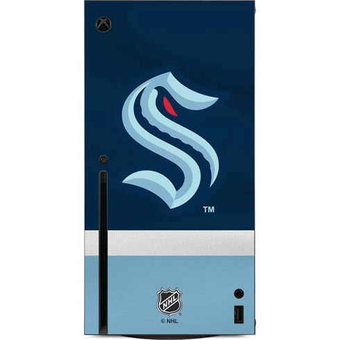 NHL Seattle Kraken Striped Xbox Series X Console Skin