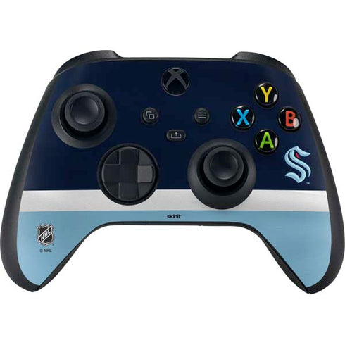 NHL Seattle Kraken Striped Xbox Series X Controller Skin