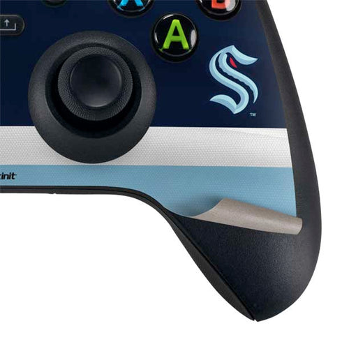 NHL Seattle Kraken Striped Xbox Series X Controller Skin