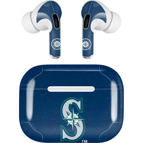 MLB Seattle Mariners - Solid Distressed AirPods Pro 2nd Gen Skin