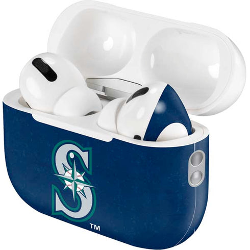 MLB Seattle Mariners - Solid Distressed AirPods Pro 2nd Gen Skin
