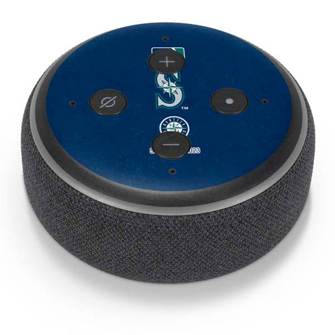 MLB Seattle Mariners - Solid Distressed Amazon Echo Dot Skin